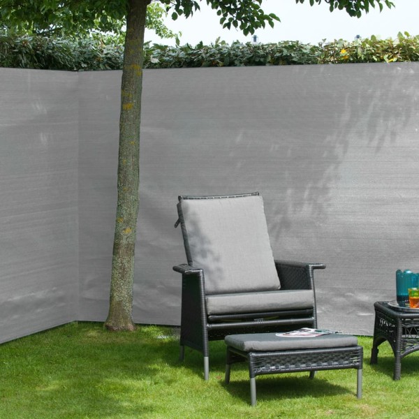 Nature Malla de ocultación de jardín PE gris 1x3 m Nature Malla de ocultación de jardín PE gris 1x3 m