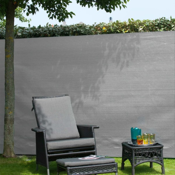 Nature Malla de ocultación de jardín PE gris 1x3 m Nature Malla de ocultación de jardín PE gris 1x3 m