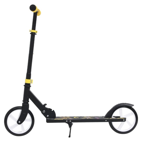 Patinete para niños de 2 ruedas con manillar ajustable amarillo Patinete para niños de 2 ruedas con manillar ajustable amarillo