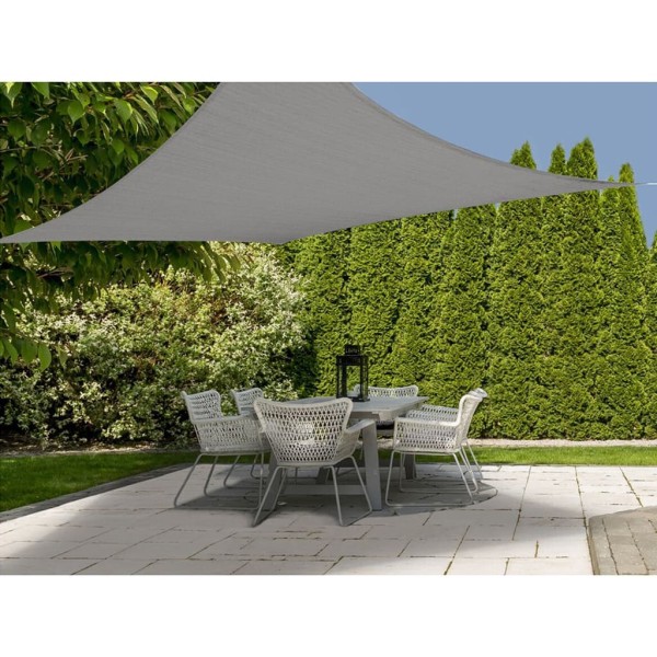 ProGarden Toldo de tela cuadrado gris 3x3 m ProGarden Toldo de tela cuadrado gris 3x3 m