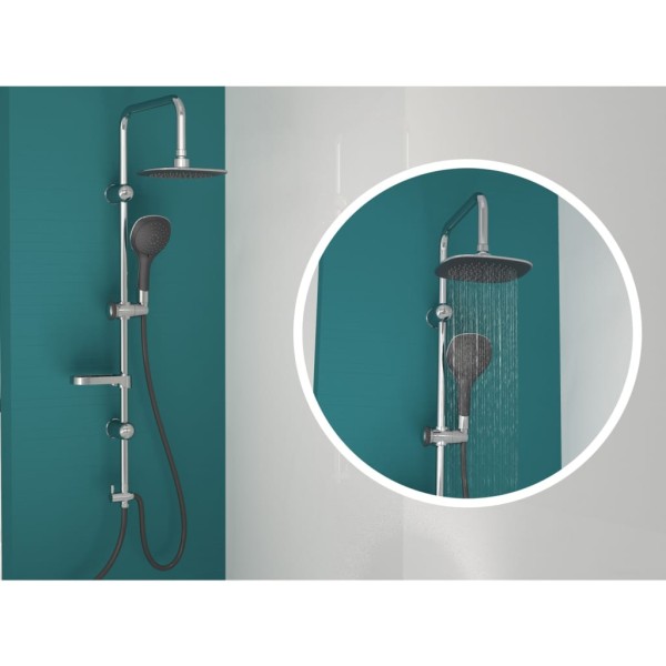 EISL Set de ducha DUSCHTRAUM cromado y negro EISL Set de ducha DUSCHTRAUM cromado y negro