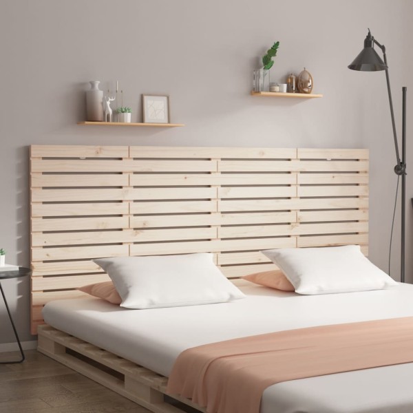 Cabecero de cama de pared madera maciza de pino 156x3x91,5 cm Cabecero de cama de pared madera maciza de pino 156x3x91,5 cm