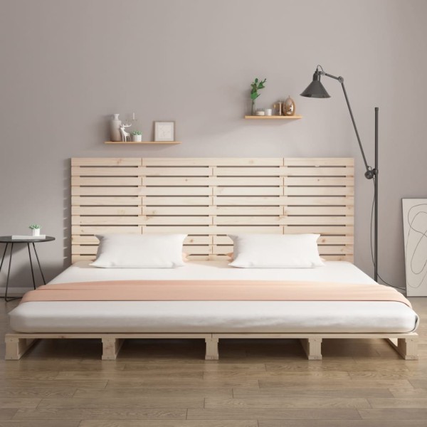 Cabecero de cama de pared madera maciza de pino 156x3x91,5 cm Cabecero de cama de pared madera maciza de pino 156x3x91,5 cm