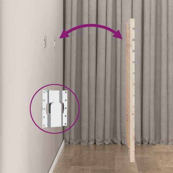 Cabecero de cama de pared madera maciza de pino 156x3x91,5 cm Cabecero de cama de pared madera maciza de pino 156x3x91,5 cm