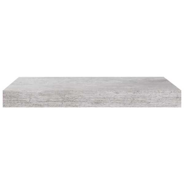 Estante flotante de pared gris hormigón MDF 40x23x3,8 cm Estante flotante de pared gris hormigón MDF 40x23x3,8 cm