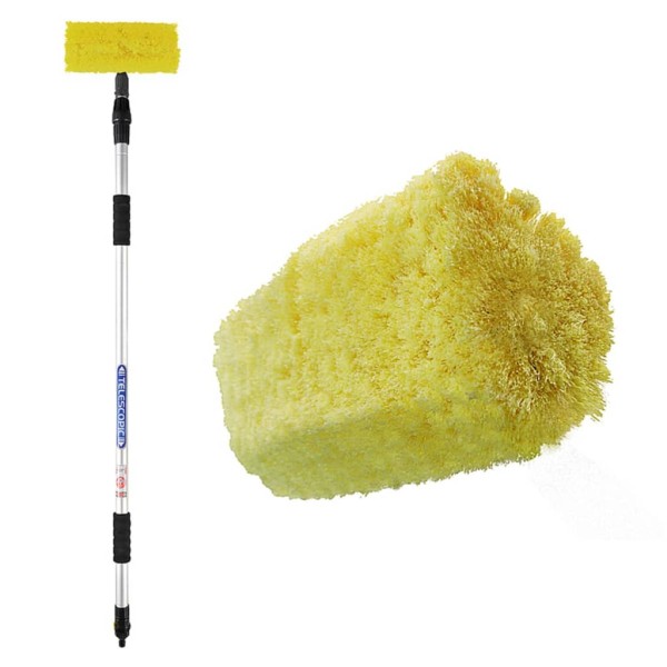 Mopa de microfibra 3D con mango de 2,4 m, marca Proplus 150685 Mopa de microfibra 3D con mango de 2,4 m, marca Proplus 150685