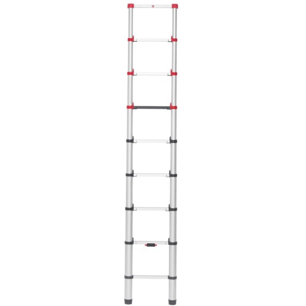 Hailo Escalera telescópica FlexLine 260 264 cm aluminio 7113-091