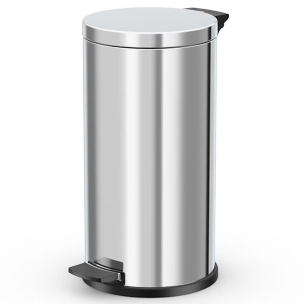 Hailo Papelera pedal Solid acero inox cubo interior galvanizado L 18L Hailo Papelera pedal Solid acero inox cubo interior galvanizado L 18L
