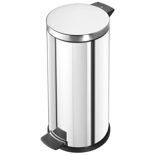 Hailo Papelera pedal Solid acero inox cubo interior galvanizado L 18L Hailo Papelera pedal Solid acero inox cubo interior galvanizado L 18L