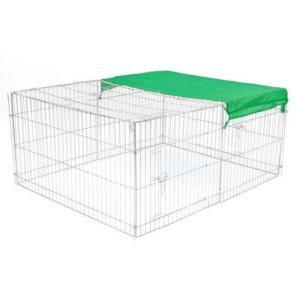@Pet Recinto para mascotas de exterior Castle metal 144x112x60 @Pet Recinto para mascotas de exterior Castle metal 144x112x60