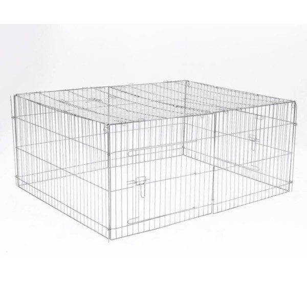 @Pet Recinto para mascotas de exterior Castle metal 144x112x60 @Pet Recinto para mascotas de exterior Castle metal 144x112x60