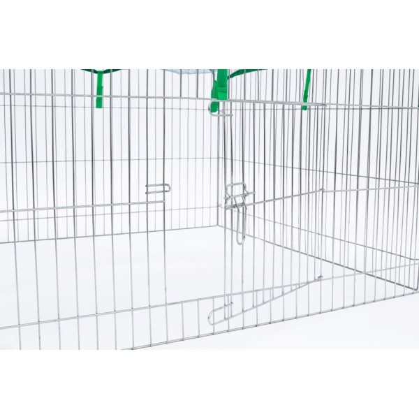 @Pet Recinto para mascotas de exterior Castle metal 144x112x60 @Pet Recinto para mascotas de exterior Castle metal 144x112x60