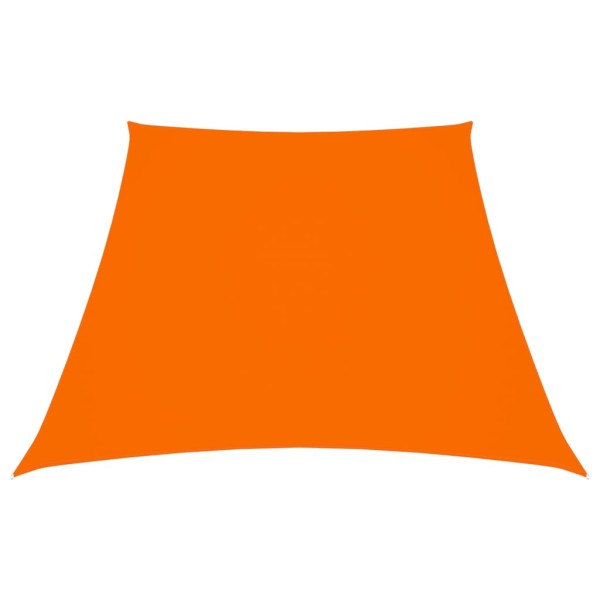 Toldo de vela trapezoidal tela oxford naranja 3/4x3 m Toldo de vela trapezoidal tela oxford naranja 3/4x3 m