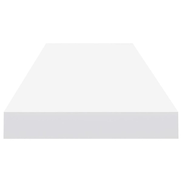 Estante flotante de pared MDF blanco 90x23,5x3,8 cm Estante flotante de pared MDF blanco 90x23,5x3,8 cm