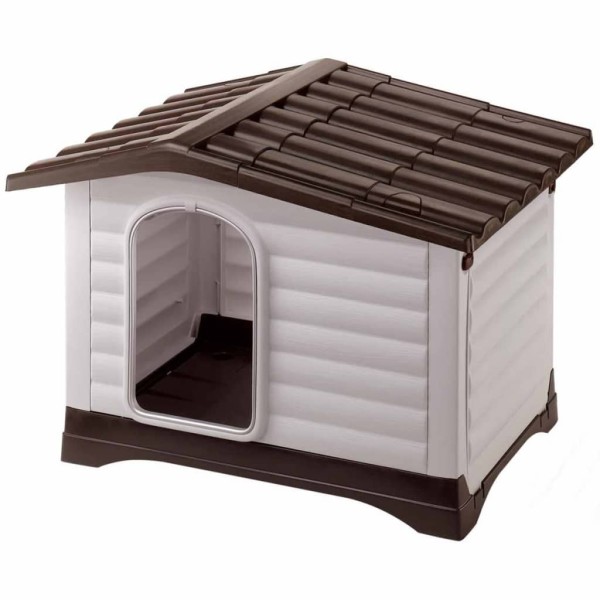 Ferplast Caseta para perros Villa 70 gris 73x59x53 cm 87253099 Ferplast Caseta para perros Villa 70 gris 73x59x53 cm 87253099