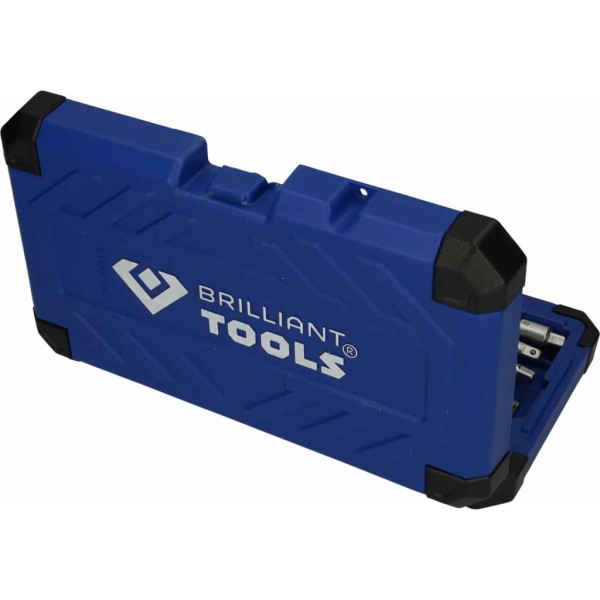 BRILLIANT TOOLS Juego de llaves de vaso 45 piezas acero 1/4" BRILLIANT TOOLS Juego de llaves de vaso 45 piezas acero 1/4"