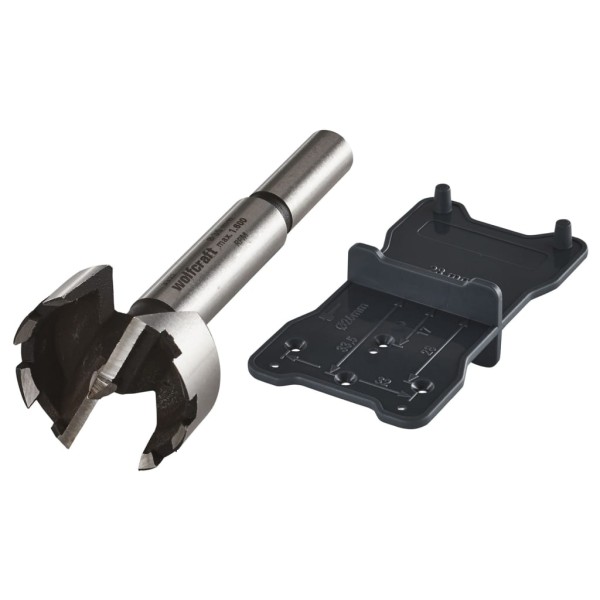 wolfcraft Juego de brocas Forstner 2 piezas negro wolfcraft Juego de brocas Forstner 2 piezas negro