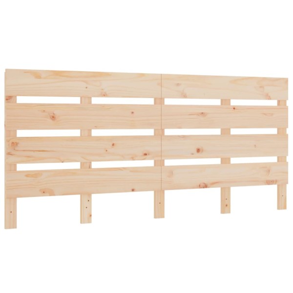 Cabecero de cama madera maciza de pino 135x3x80 cm Cabecero de cama madera maciza de pino 135x3x80 cm