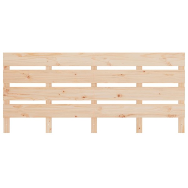 Cabecero de cama madera maciza de pino 135x3x80 cm Cabecero de cama madera maciza de pino 135x3x80 cm