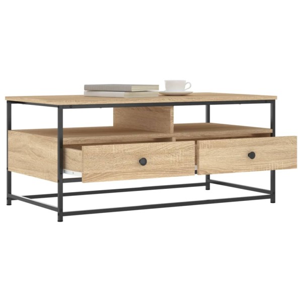 Mesa de centro madera de ingeniería roble Sonoma 100x51x45 cm Mesa de centro madera de ingeniería roble Sonoma 100x51x45 cm