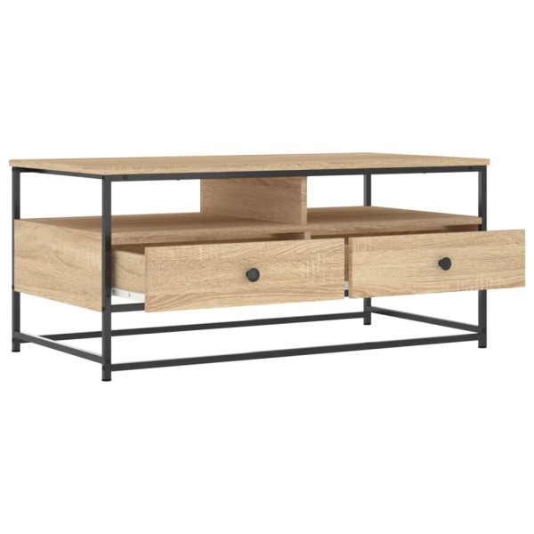 Mesa de centro madera de ingeniería roble Sonoma 100x51x45 cm Mesa de centro madera de ingeniería roble Sonoma 100x51x45 cm