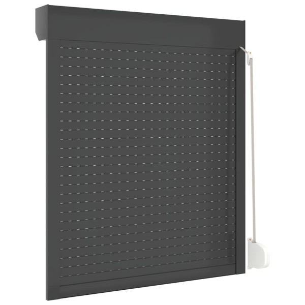 Persiana de aluminio gris antracita 100x120 cm Persiana de aluminio gris antracita 100x120 cm