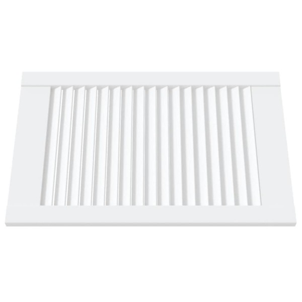 Puerta de armario lamas 2 uds madera pino blanco 61,5x39,4 cm Puerta de armario lamas 2 uds madera pino blanco 61,5x39,4 cm