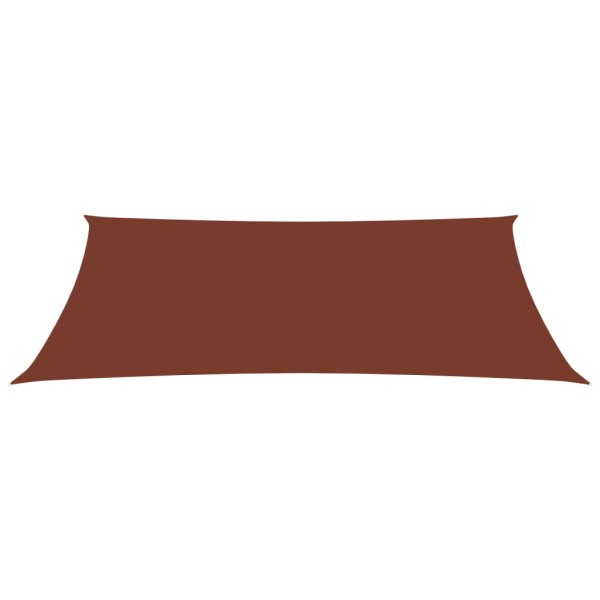 Toldo de vela rectangular tela Oxford terracota 3x5 m Toldo de vela rectangular tela Oxford terracota 3x5 m