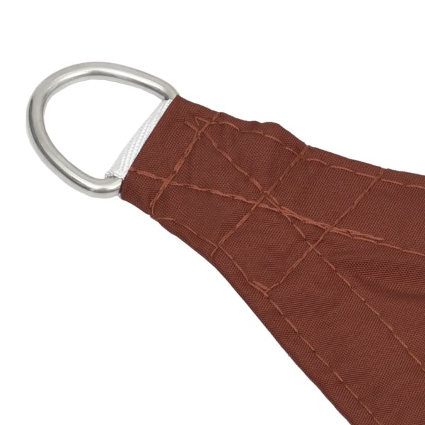 Toldo de vela rectangular tela Oxford terracota 3x5 m Toldo de vela rectangular tela Oxford terracota 3x5 m