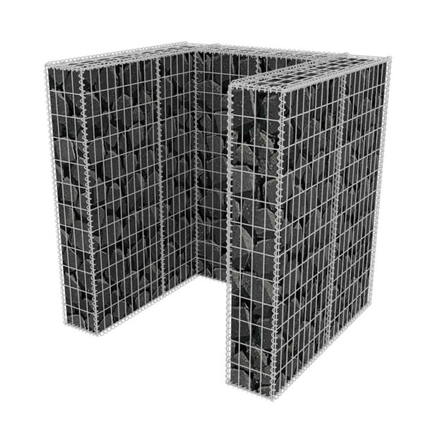 Gaviones para ocultar contenedor acero 110x100x120 cm Gaviones para ocultar contenedor acero 110x100x120 cm