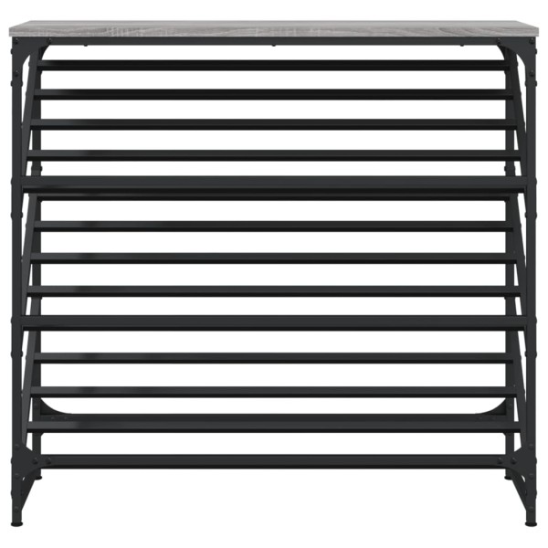 Mueble zapatero madera de ingeniería gris Sonoma 90x30x85 cm Mueble zapatero madera de ingeniería gris Sonoma 90x30x85 cm