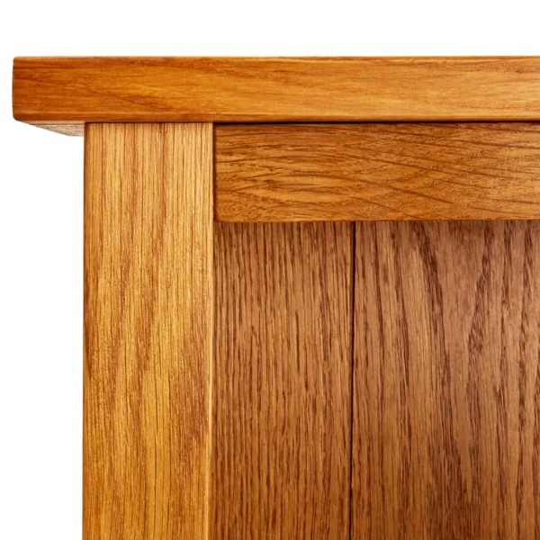 Estantería de 4 niveles de madera maciza de roble 70x22x110 cm Estantería de 4 niveles de madera maciza de roble 70x22x110 cm