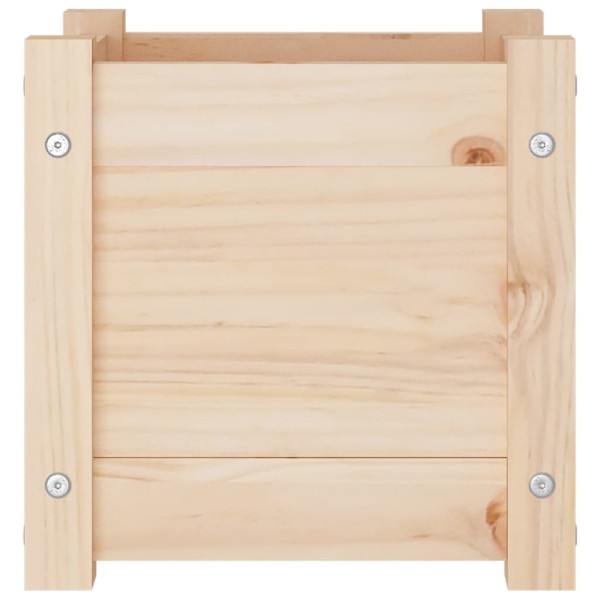 Jardineras 2 uds madera maciza de pino 31x31x31 cm Jardineras 2 uds madera maciza de pino 31x31x31 cm