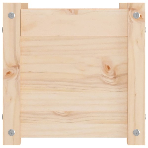 Jardineras 2 uds madera maciza de pino 31x31x31 cm Jardineras 2 uds madera maciza de pino 31x31x31 cm