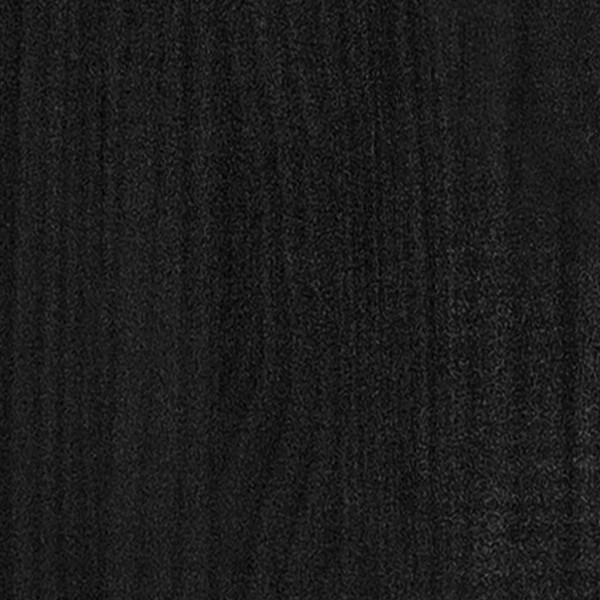 Estantería 4 niveles madera maciza de pino negro 40x30x140 cm Estantería 4 niveles madera maciza de pino negro 40x30x140 cm
