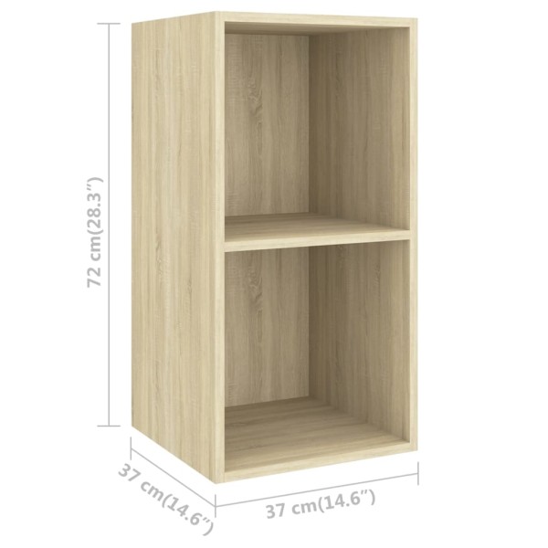 Juego de muebles de salón 4 pzas madera ingeniería roble Sonoma Juego de muebles de salón 4 pzas madera ingeniería roble Sonoma