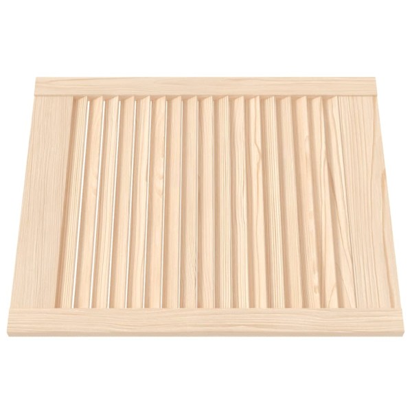 Puertas de armario de lamas 2 uds madera de pino 61,5x49,4 cm Puertas de armario de lamas 2 uds madera de pino 61,5x49,4 cm