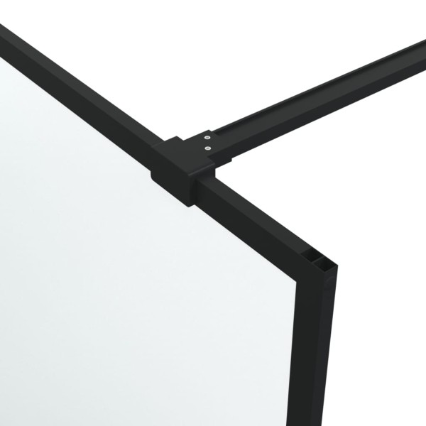 Mampara de ducha vidrio ESG esmerilado negro 115x195 cm Mampara de ducha vidrio ESG esmerilado negro 115x195 cm