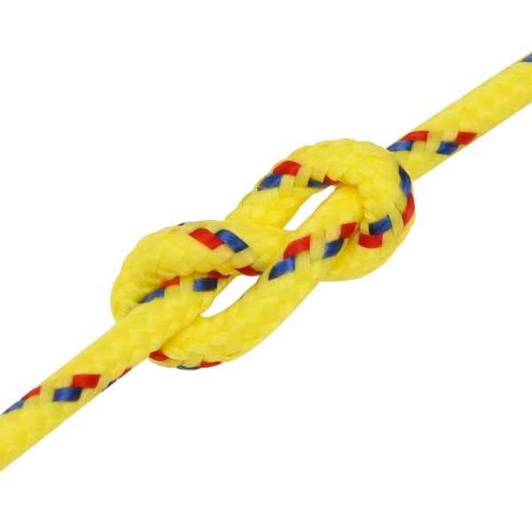 Cuerda de barco polipropileno amarillo 3 mm 25 m Cuerda de barco polipropileno amarillo 3 mm 25 m