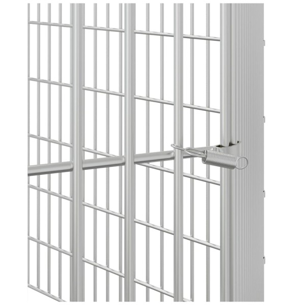 Jaula para conejos 6 paneles hierro galvanizado 54x60 cm Jaula para conejos 6 paneles hierro galvanizado 54x60 cm