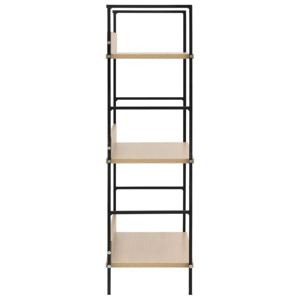Estantería de 3 niveles madera ingeniería roble 60x27,6x90,5 cm Estantería de 3 niveles madera ingeniería roble 60x27,6x90,5 cm