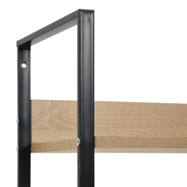 Estantería de 3 niveles madera ingeniería roble 60x27,6x90,5 cm Estantería de 3 niveles madera ingeniería roble 60x27,6x90,5 cm