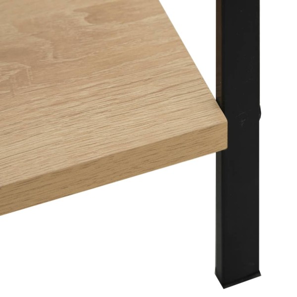 Estantería de 3 niveles madera ingeniería roble 60x27,6x90,5 cm Estantería de 3 niveles madera ingeniería roble 60x27,6x90,5 cm