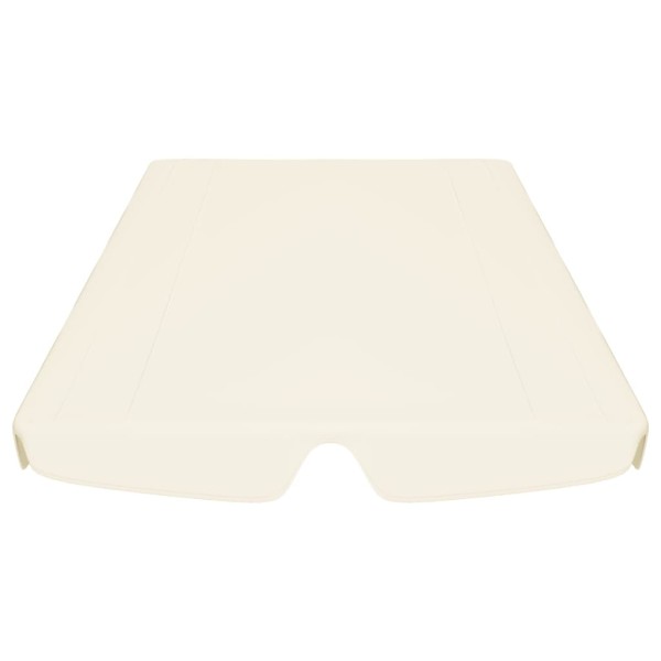 Dosel de repuesto columpio de jardín crema 188/168x145/110 cm Dosel de repuesto columpio de jardín crema 188/168x145/110 cm