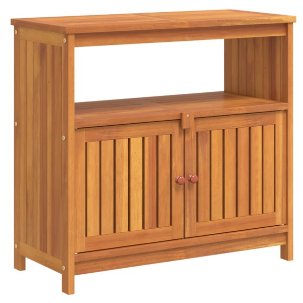 Mesa consola de jardín madera maciza acacia 80x35x75 cm Mesa consola de jardín madera maciza acacia 80x35x75 cm