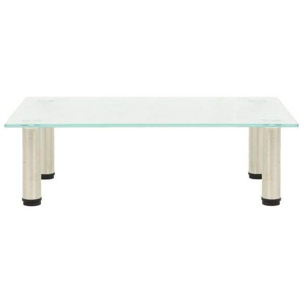 Mueble para TV de vidrio templado esmerilado 60x35x17 cm