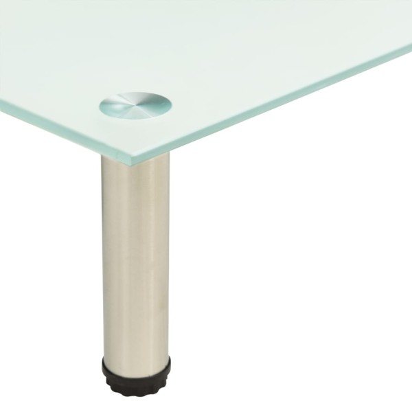Mueble para TV de vidrio templado esmerilado 60x35x17 cm