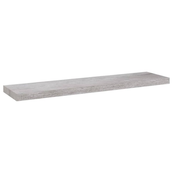 Estante flotante de pared gris hormigón MDF 90x23,5x3,8 cm Estante flotante de pared gris hormigón MDF 90x23,5x3,8 cm