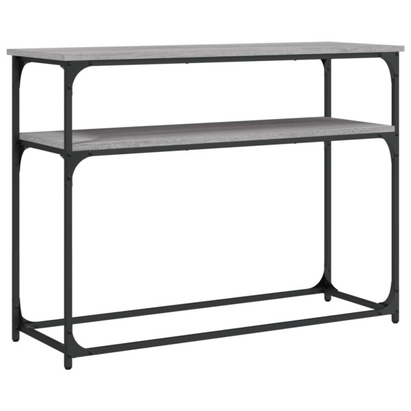 Mesa consola madera de ingeniería gris Sonoma 100x35,5x75 cm Mesa consola madera de ingeniería gris Sonoma 100x35,5x75 cm