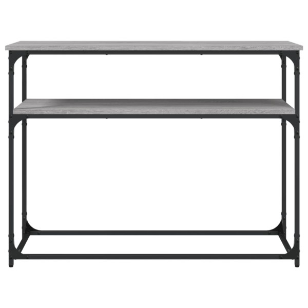 Mesa consola madera de ingeniería gris Sonoma 100x35,5x75 cm Mesa consola madera de ingeniería gris Sonoma 100x35,5x75 cm